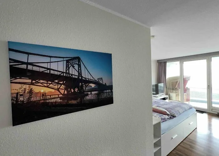 Sea View In The Helgolandhaus Tatil Evi Wilhelmshaven